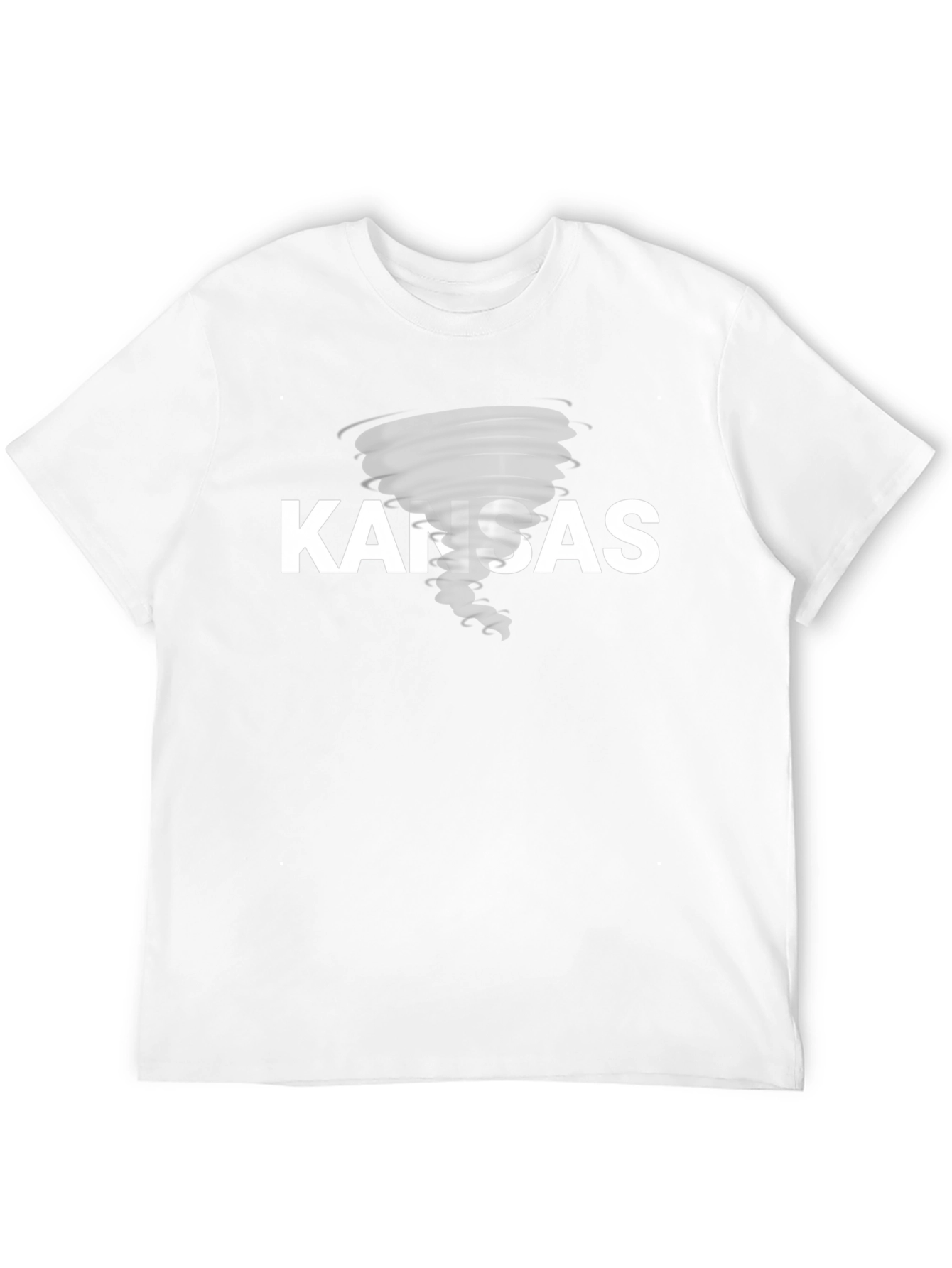 Kansas Tornado T-Shirt - Black Short Sleeve