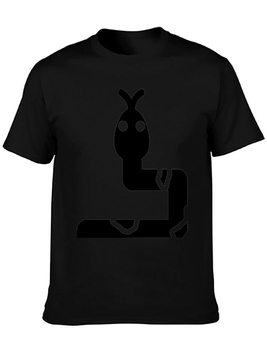 Cool Snake Graphic Black T-Shirt