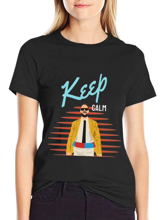Keep Calm Graphic Tee - Retro Cool