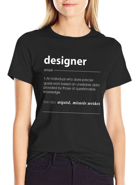 Designer Definition T-Shirt - Wizard Miracle Worker