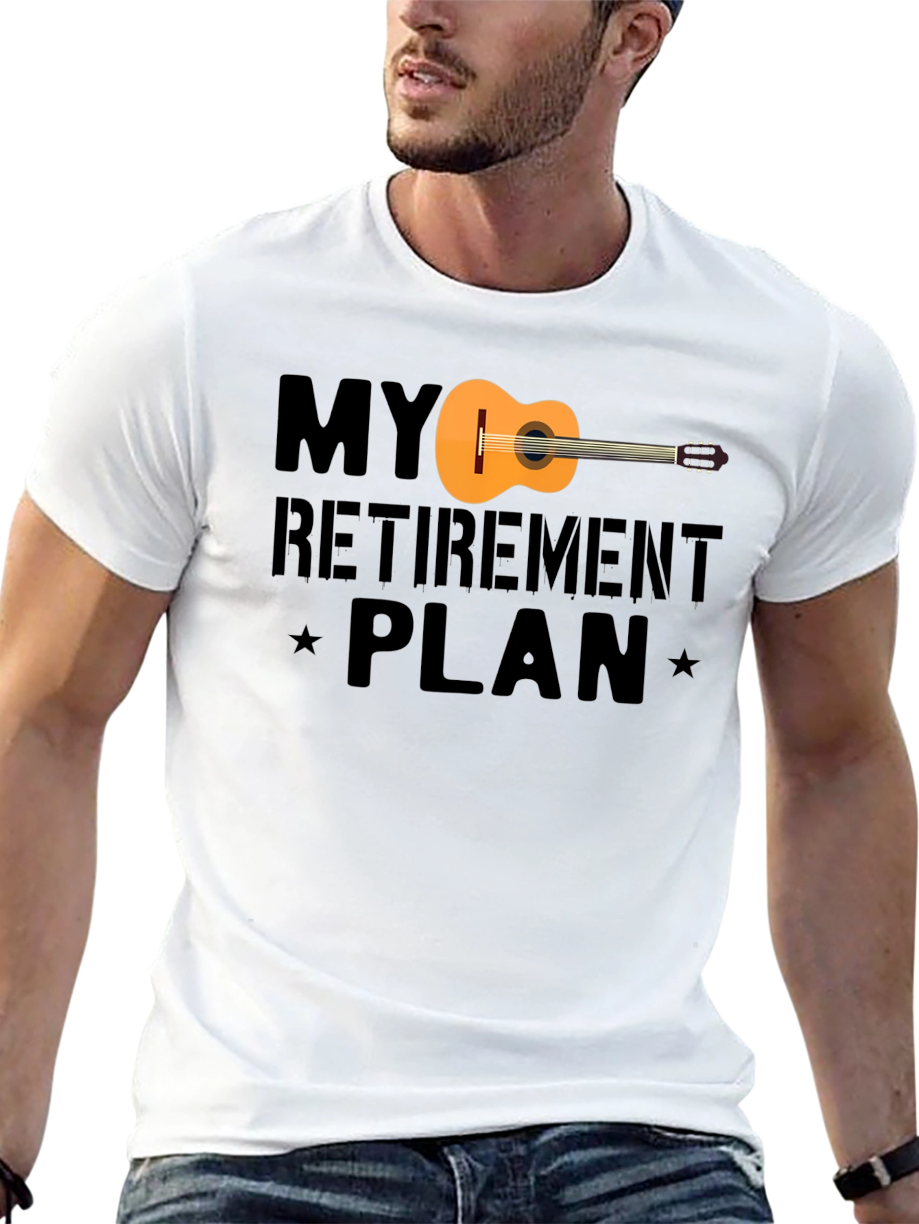 My Guitar Retirement Plan Graphic Tee