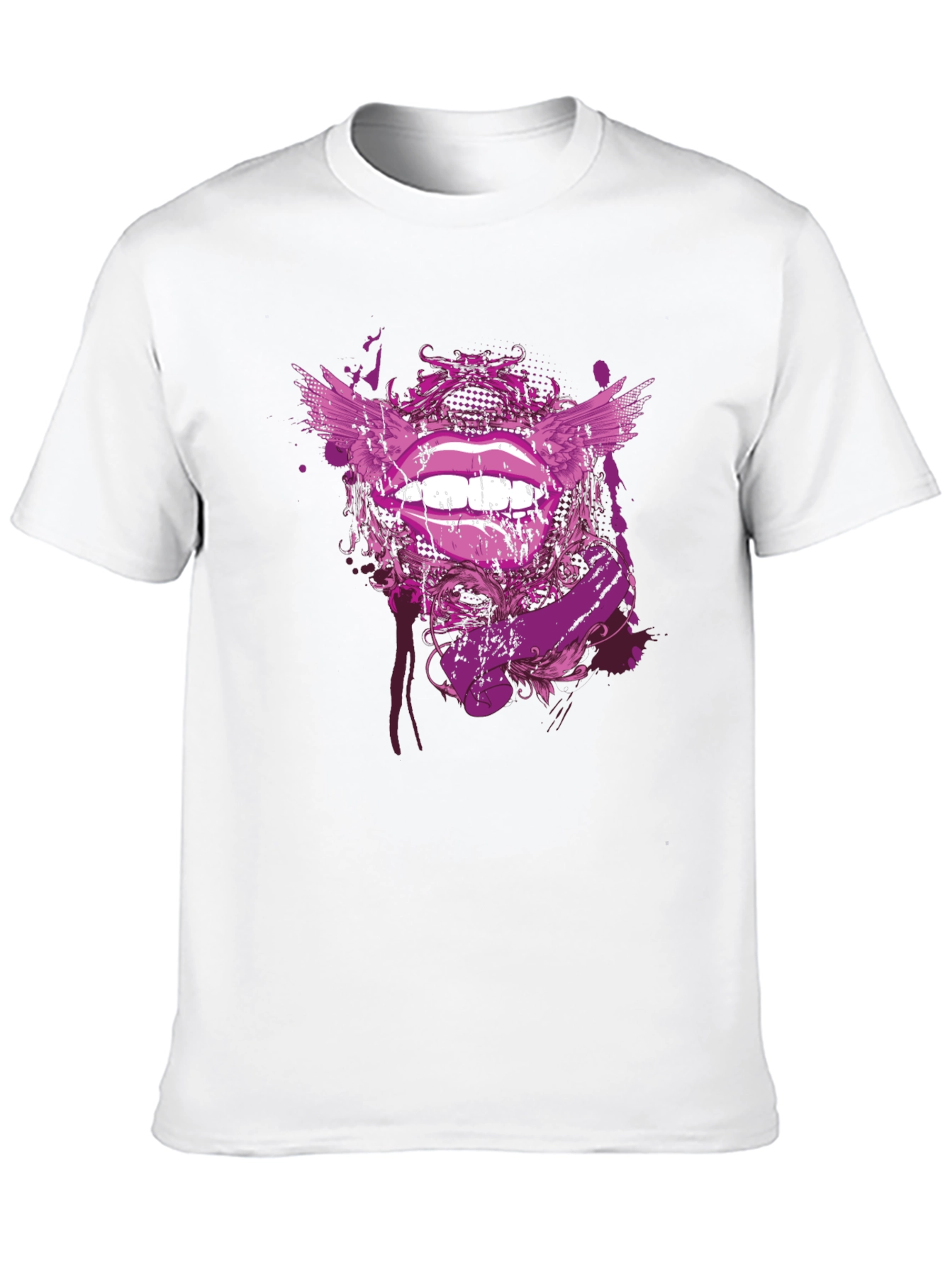 Graphic Lips T-Shirt - Bold Design