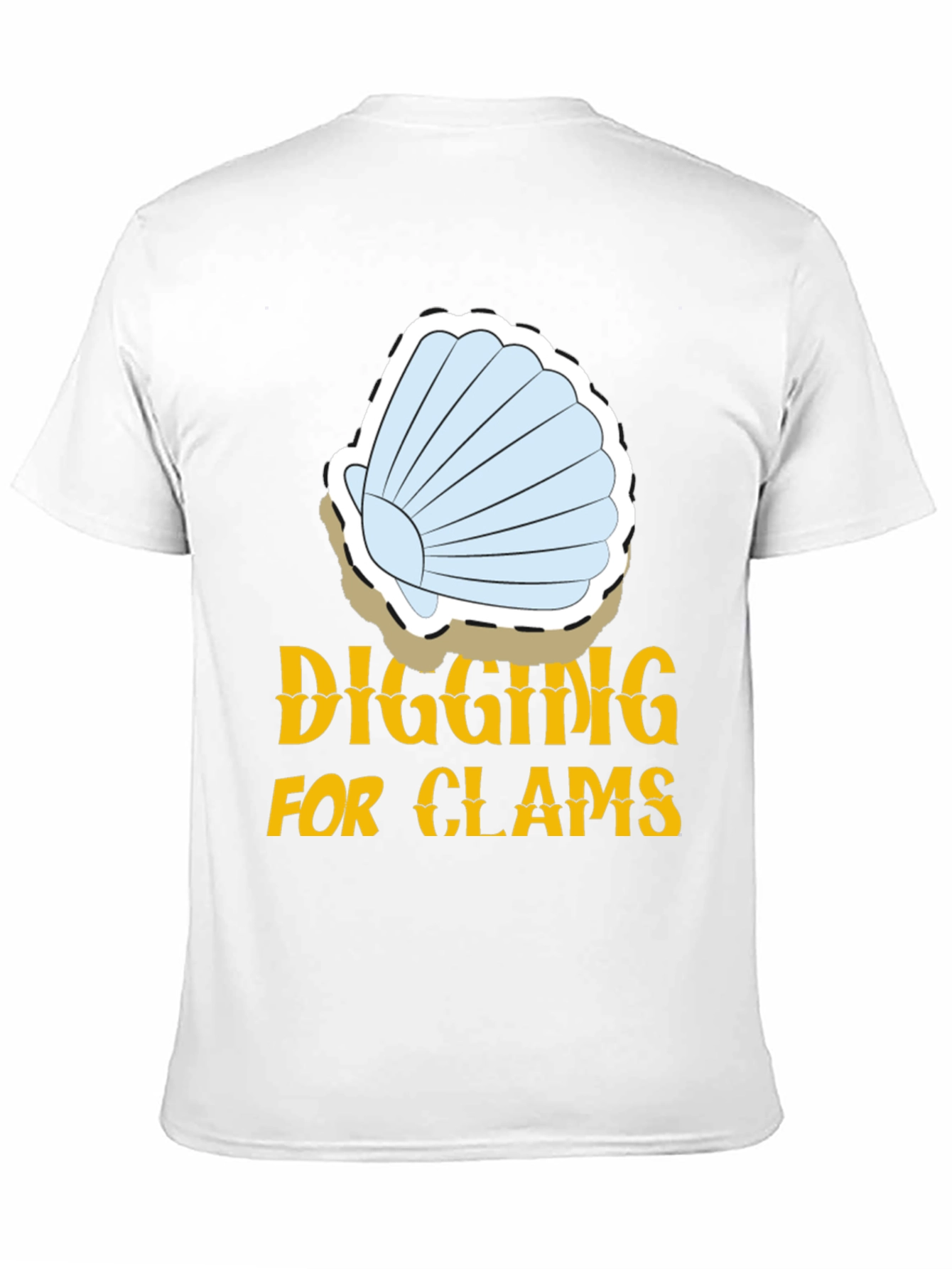 Digging for Clams Graphic Tee - Black