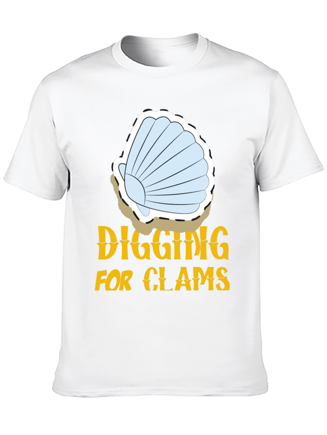 Digging for Clams Graphic Tee - Black