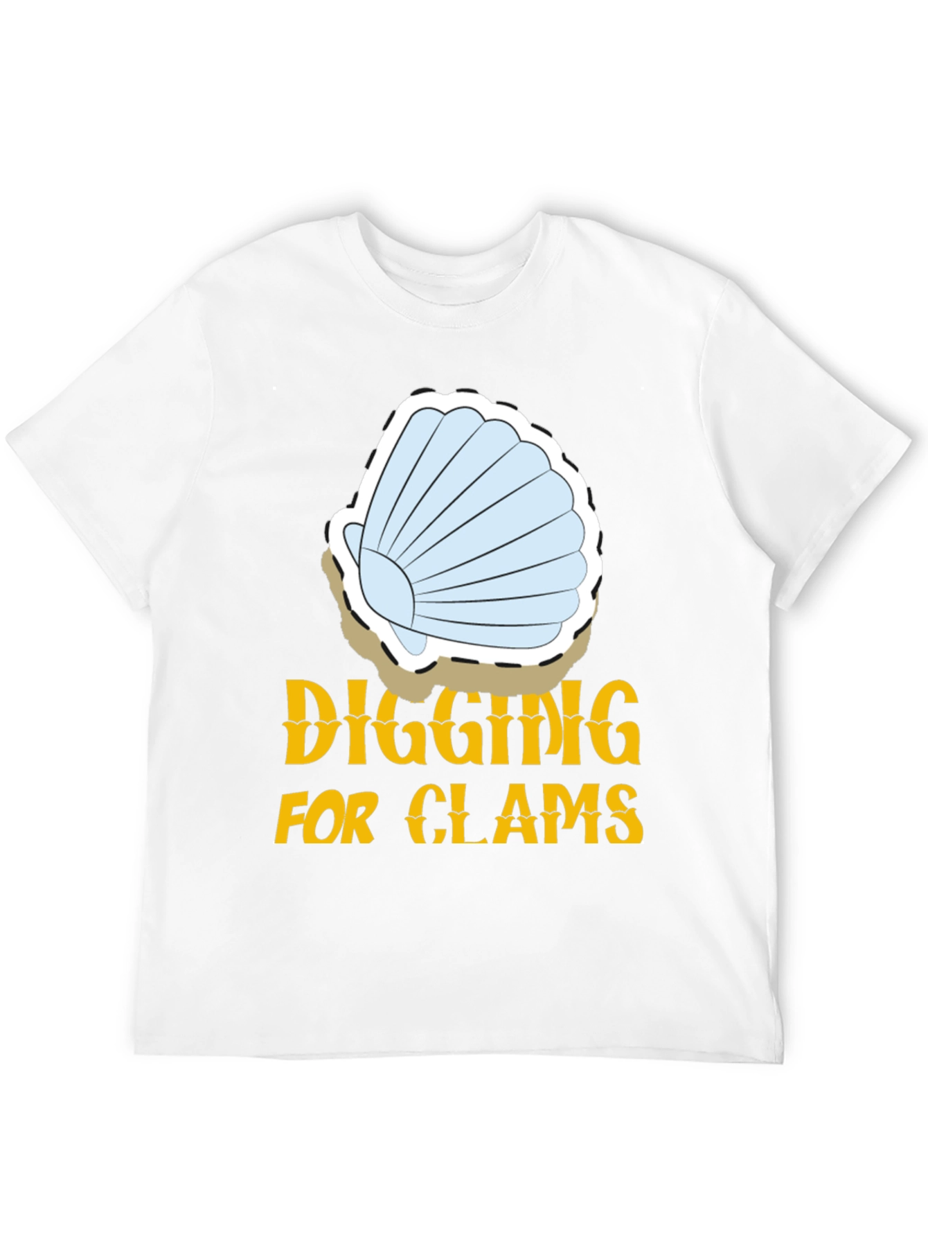 Digging for Clams Graphic Tee - Black