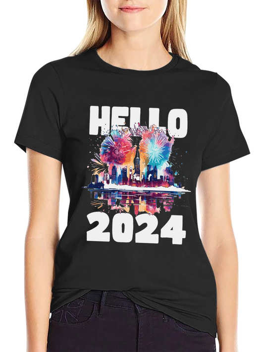 Hello 2024 T-Shirt | New Years Eve Tee