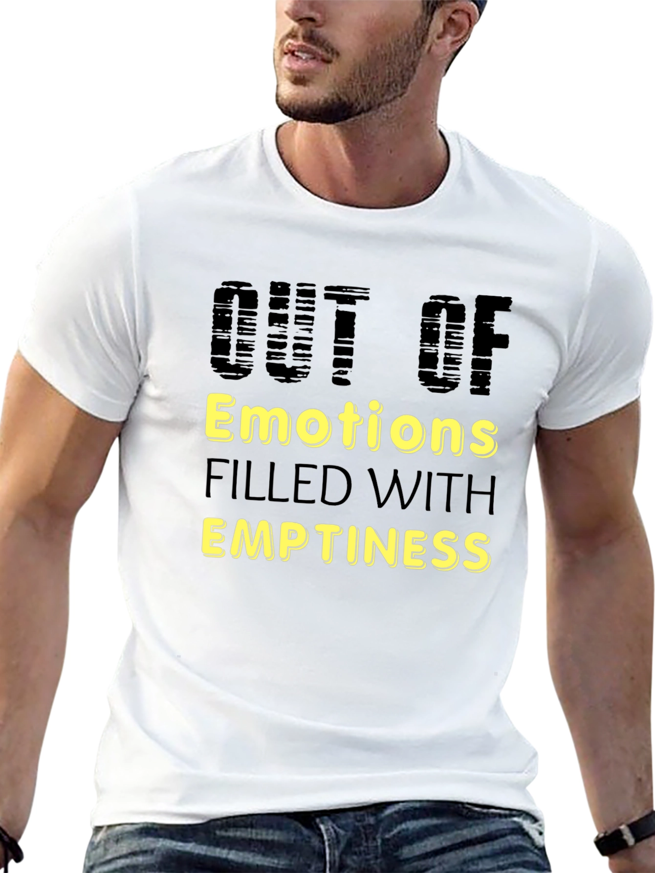 Out of Emotions Mens Graphic T-Shirt