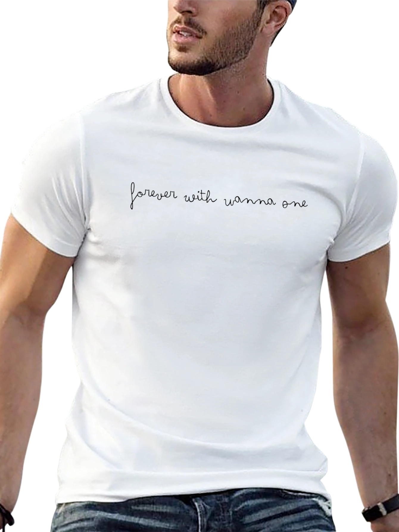 Forever With Wanna One Black Tee