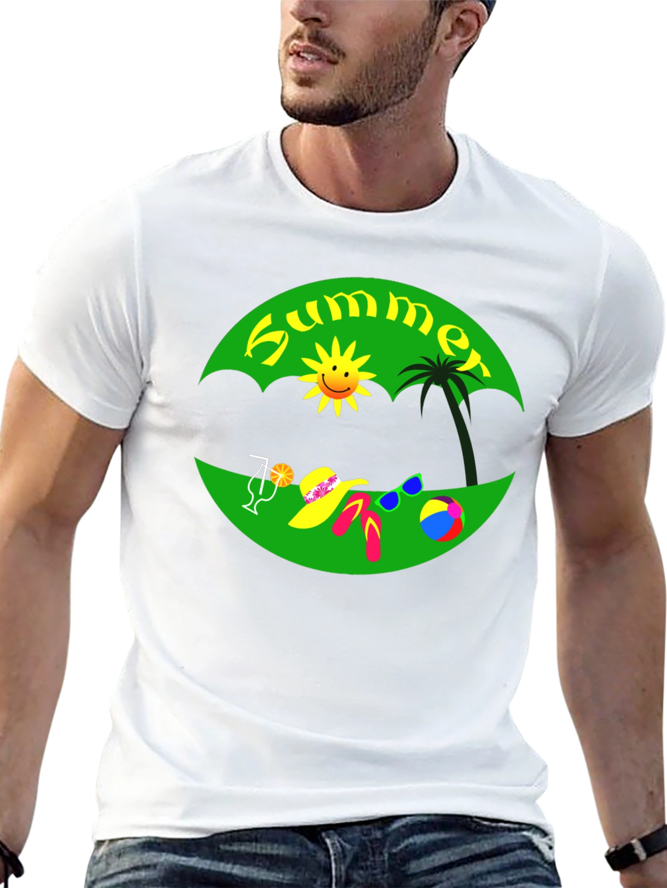 Summer Beach T-Shirt: Fun in the Sun Design