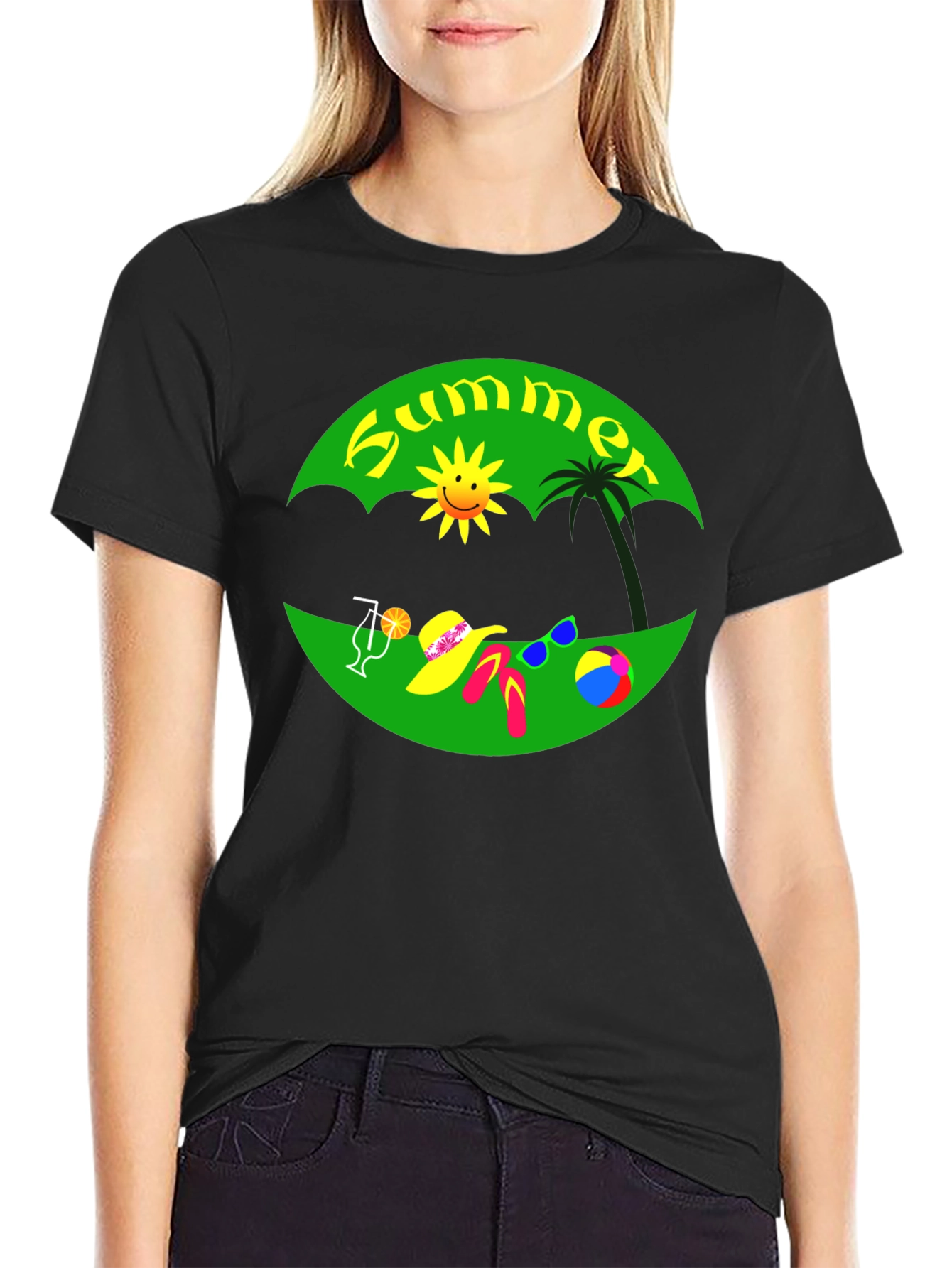 Summer Beach T-Shirt: Fun in the Sun Design
