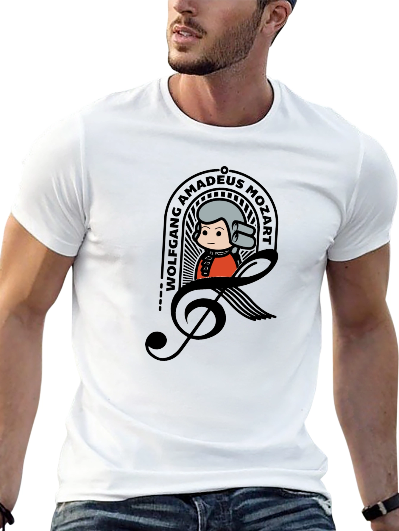 Wolfgang Amadeus Mozart Music T-Shirt
