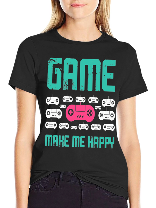 Game Make Me Happy T-Shirt Gamer Gift