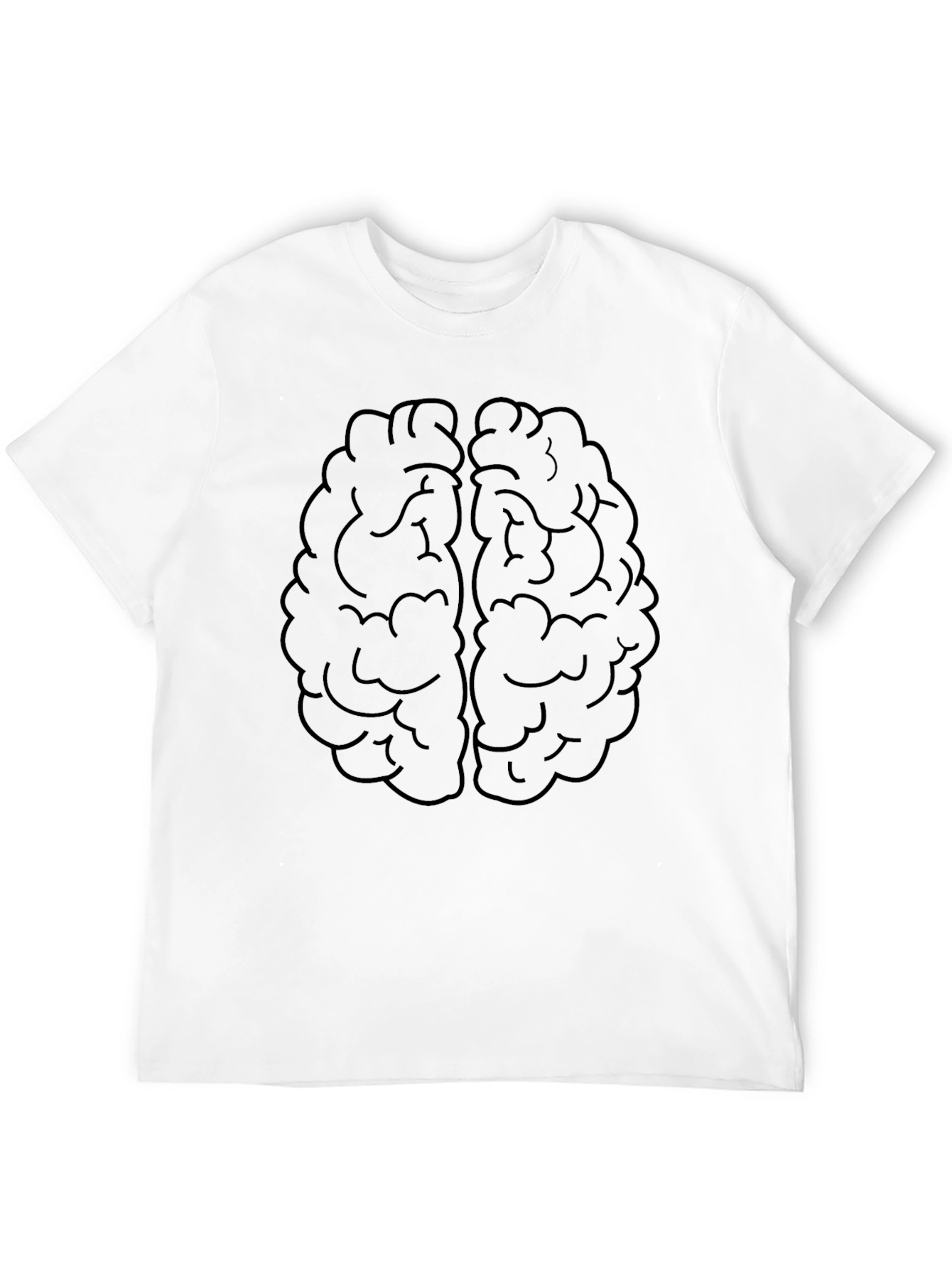 Brain Graphic T-Shirt - Mens Black Tee