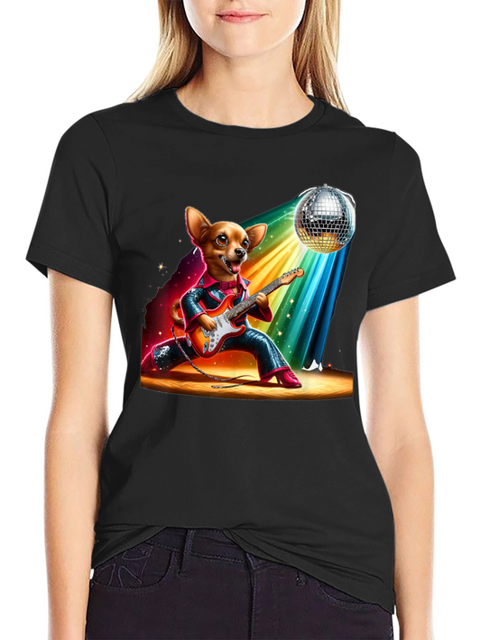 Dog Guitarist Graphic Tee