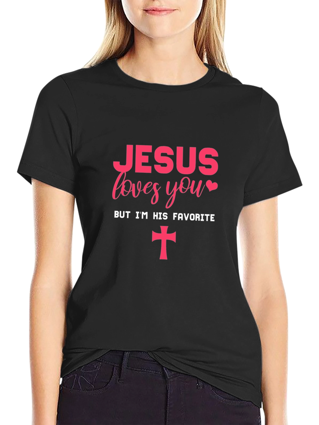 Jesus Loves You Graphic Tee - Christian Apparel