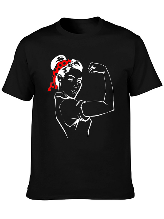 Feminist Rosie the Riveter Graphic T-Shirt