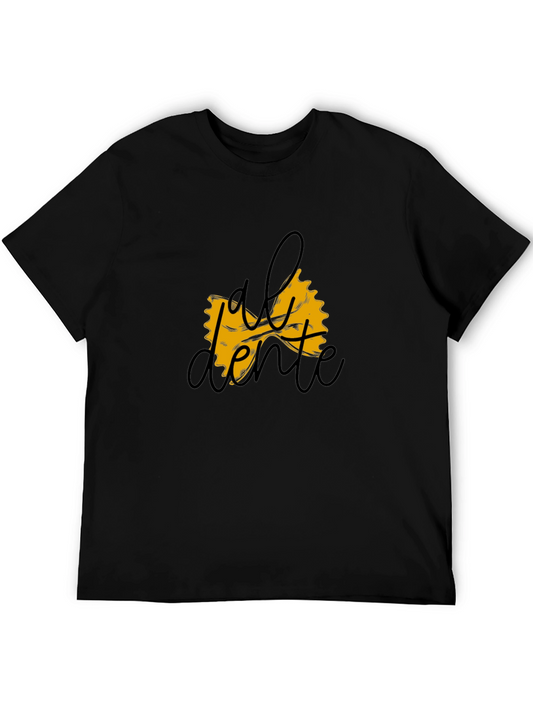 Al Dente Pasta Bowtie Graphic T-Shirt