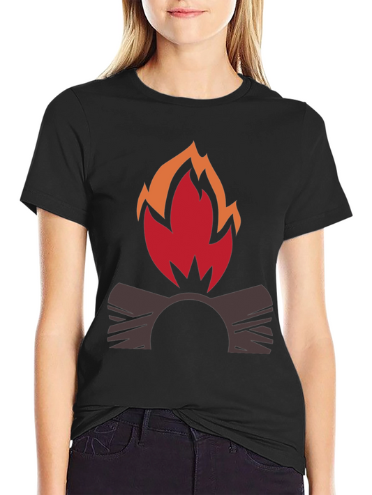 Campfire Graphic Tee - Cozy Style for Outdoor Lovers