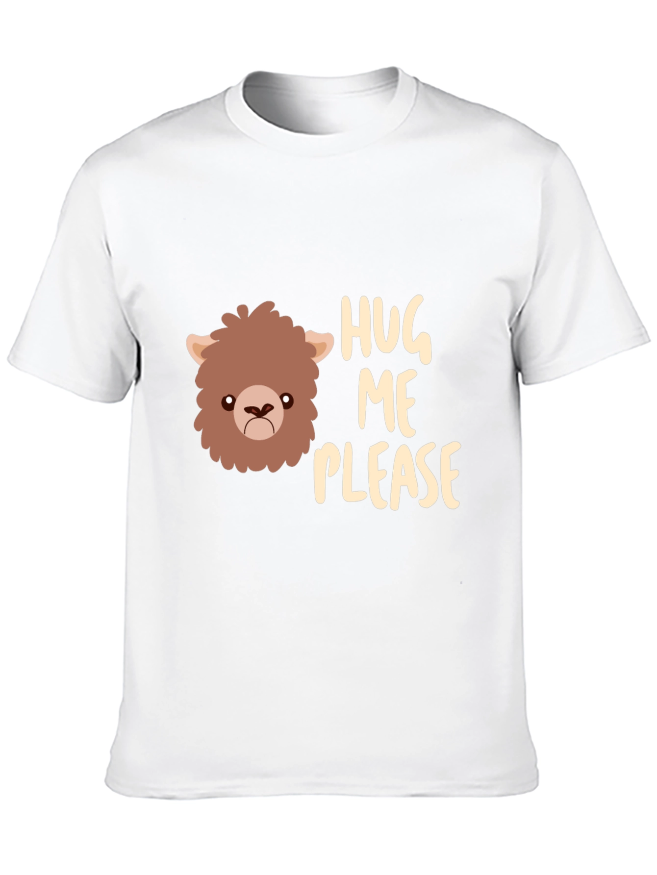 Hug Me Please Black T-Shirt