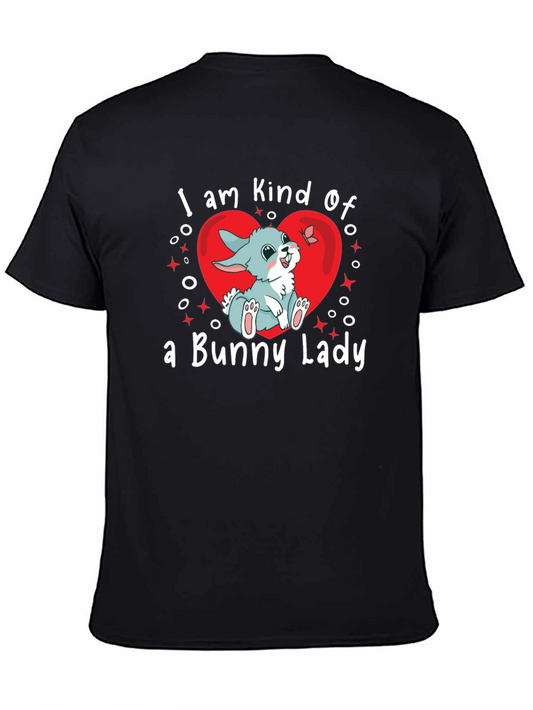 Bunny Lady T-Shirt - Cute Rabbit Graphic Tee