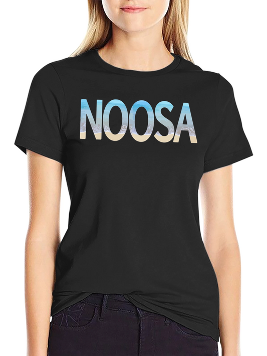 Noosa Beach Mens Black T-Shirt
