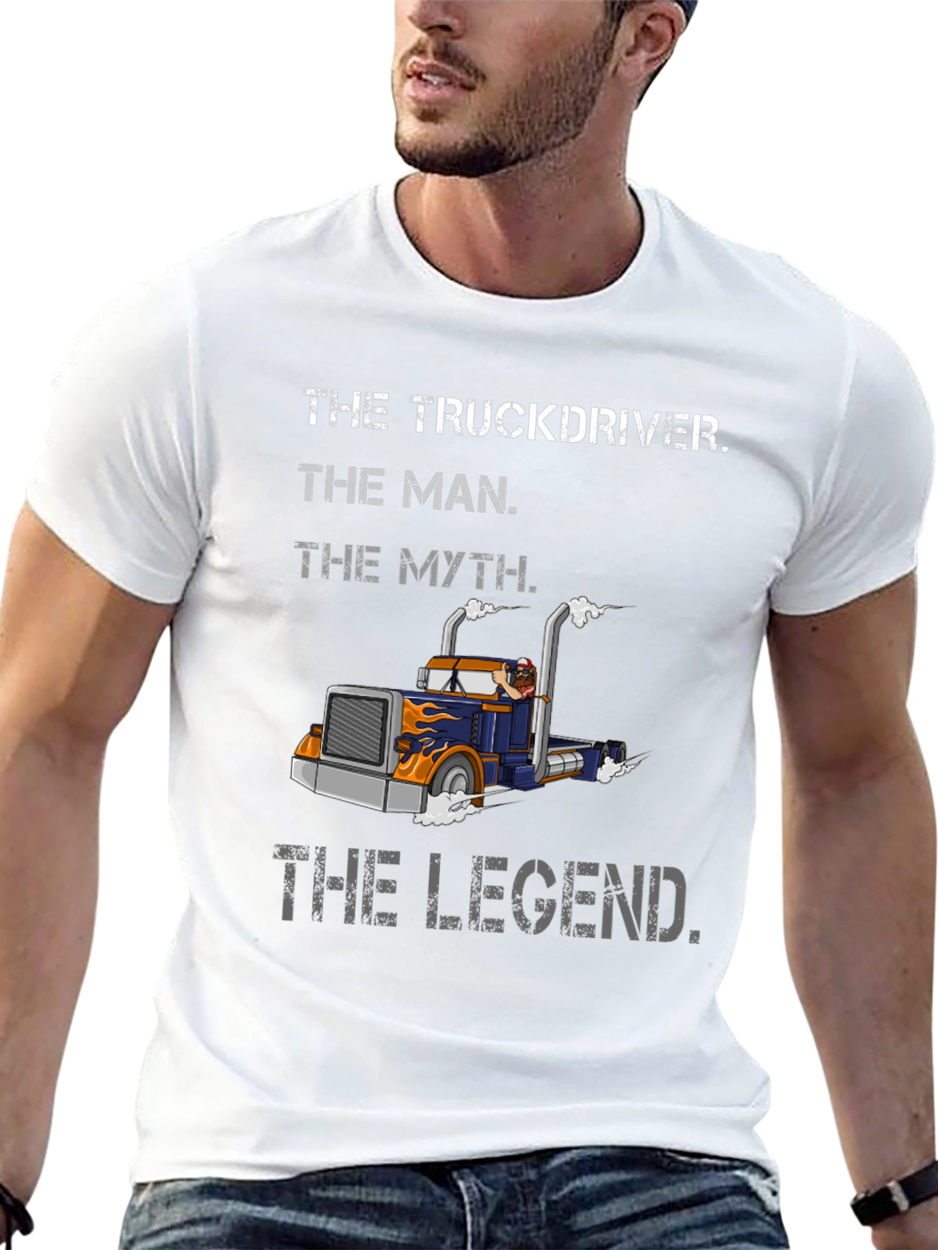 Trucker Legend Graphic T-Shirt
