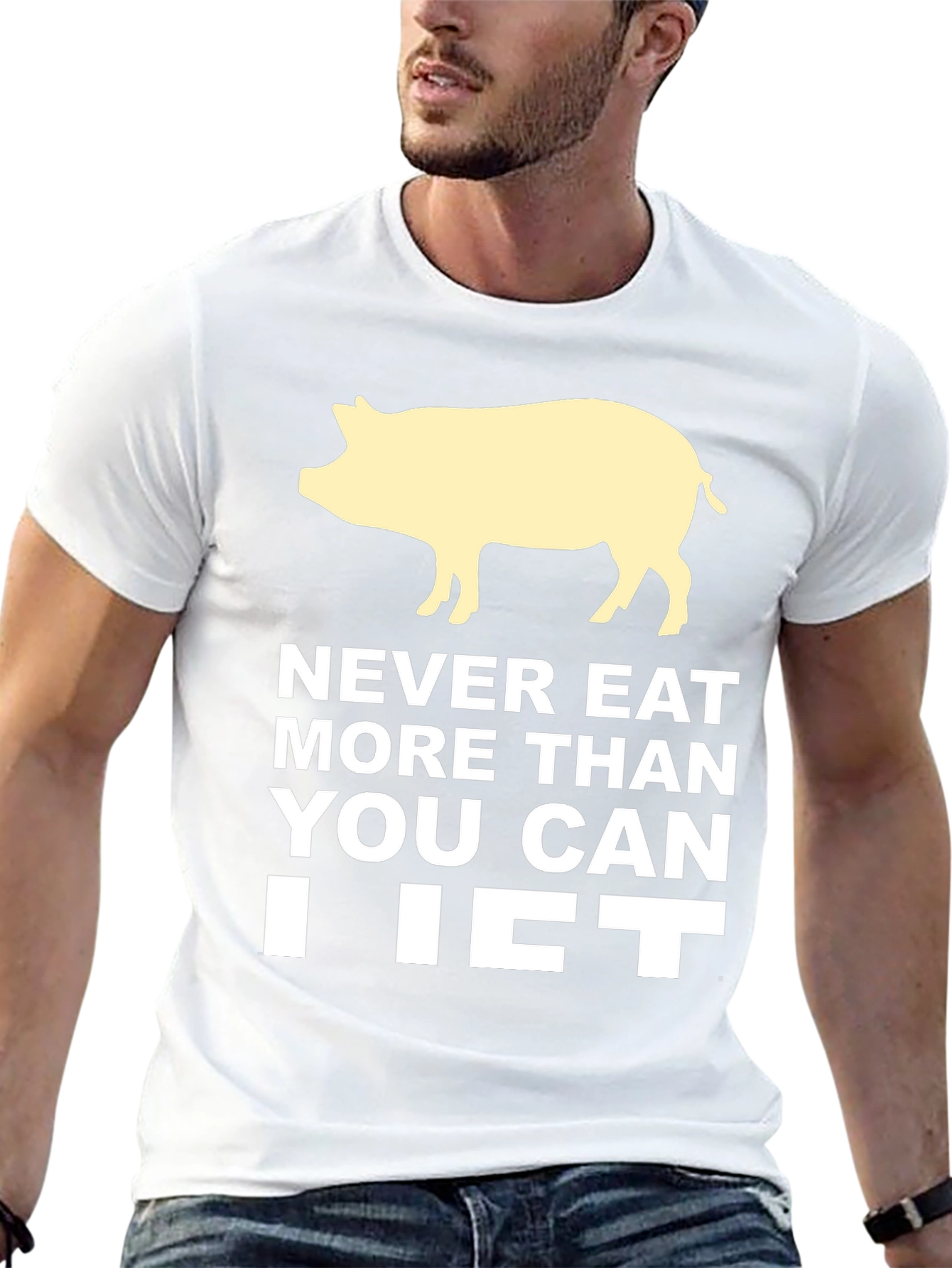Never Eat More Than You Can Lift T-Shirt