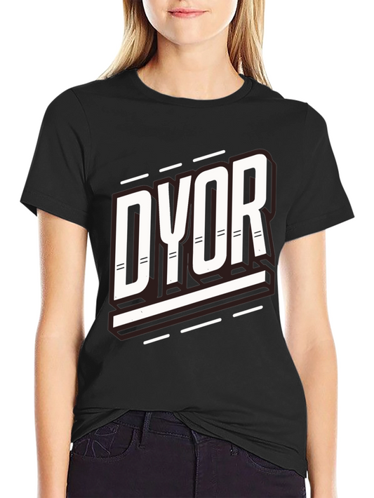 DYOR Black Graphic Tee
