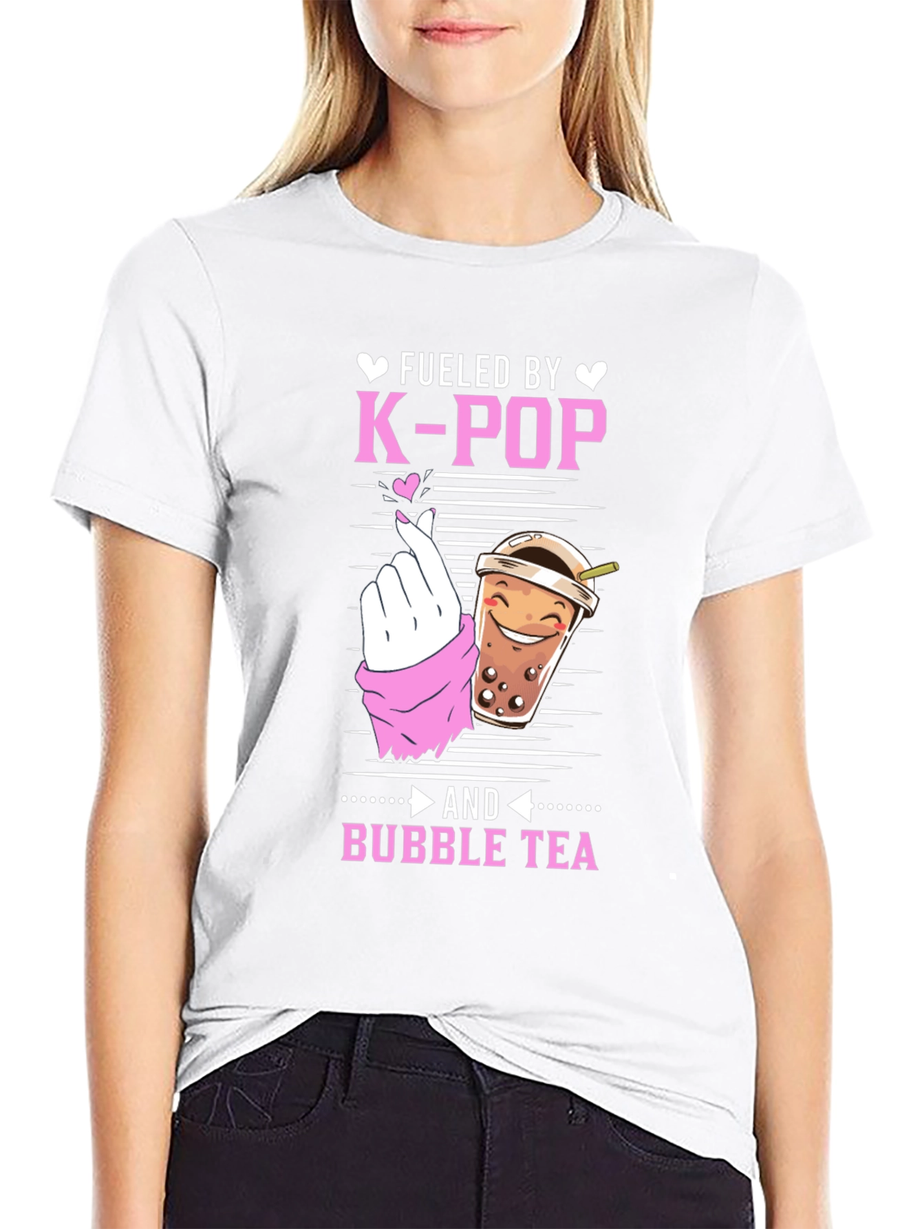 K-Pop & Bubble Tea Graphic Tee