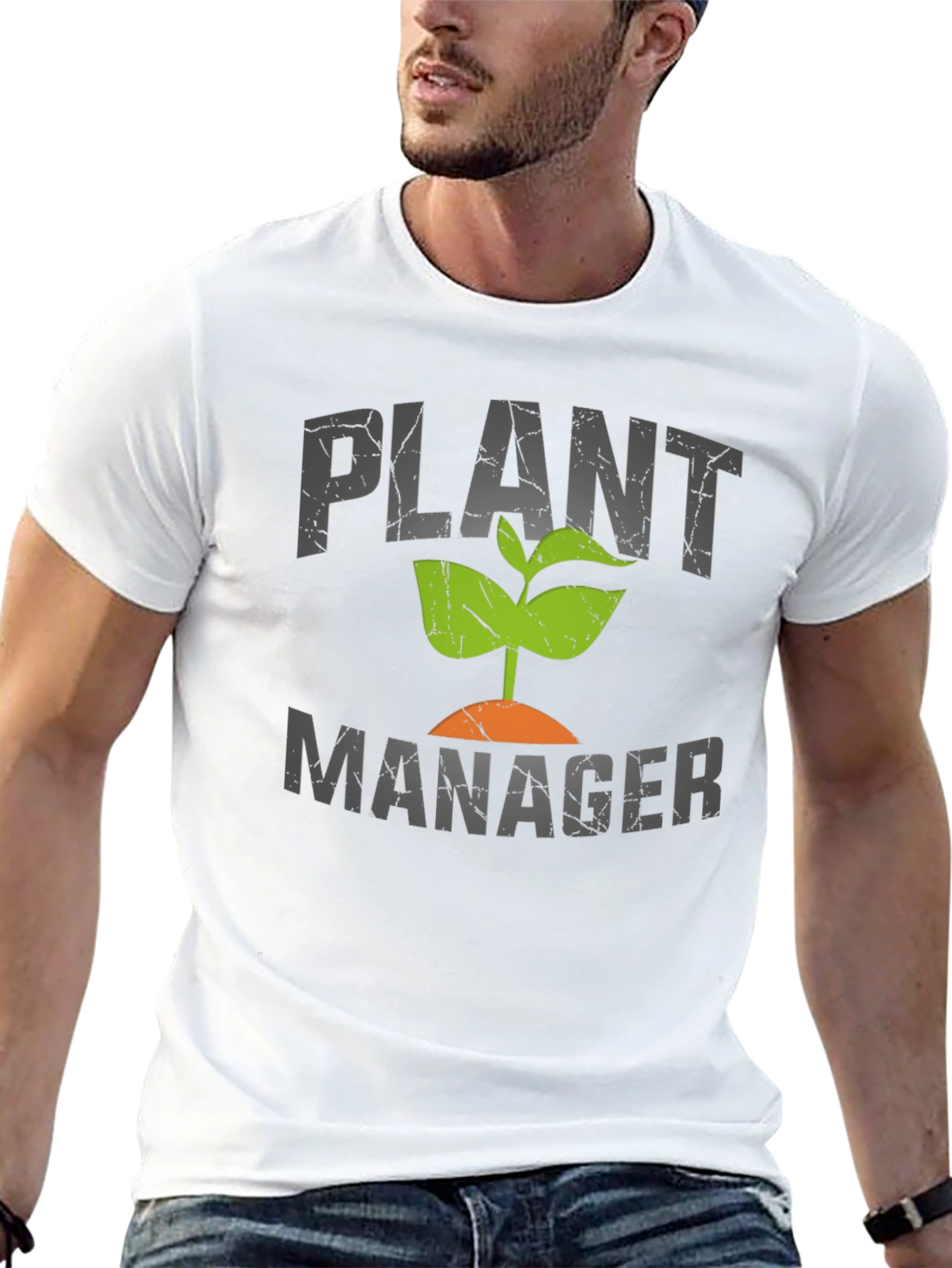 Plant Manager Graphic Tee - Gardening Humor T-Shirt