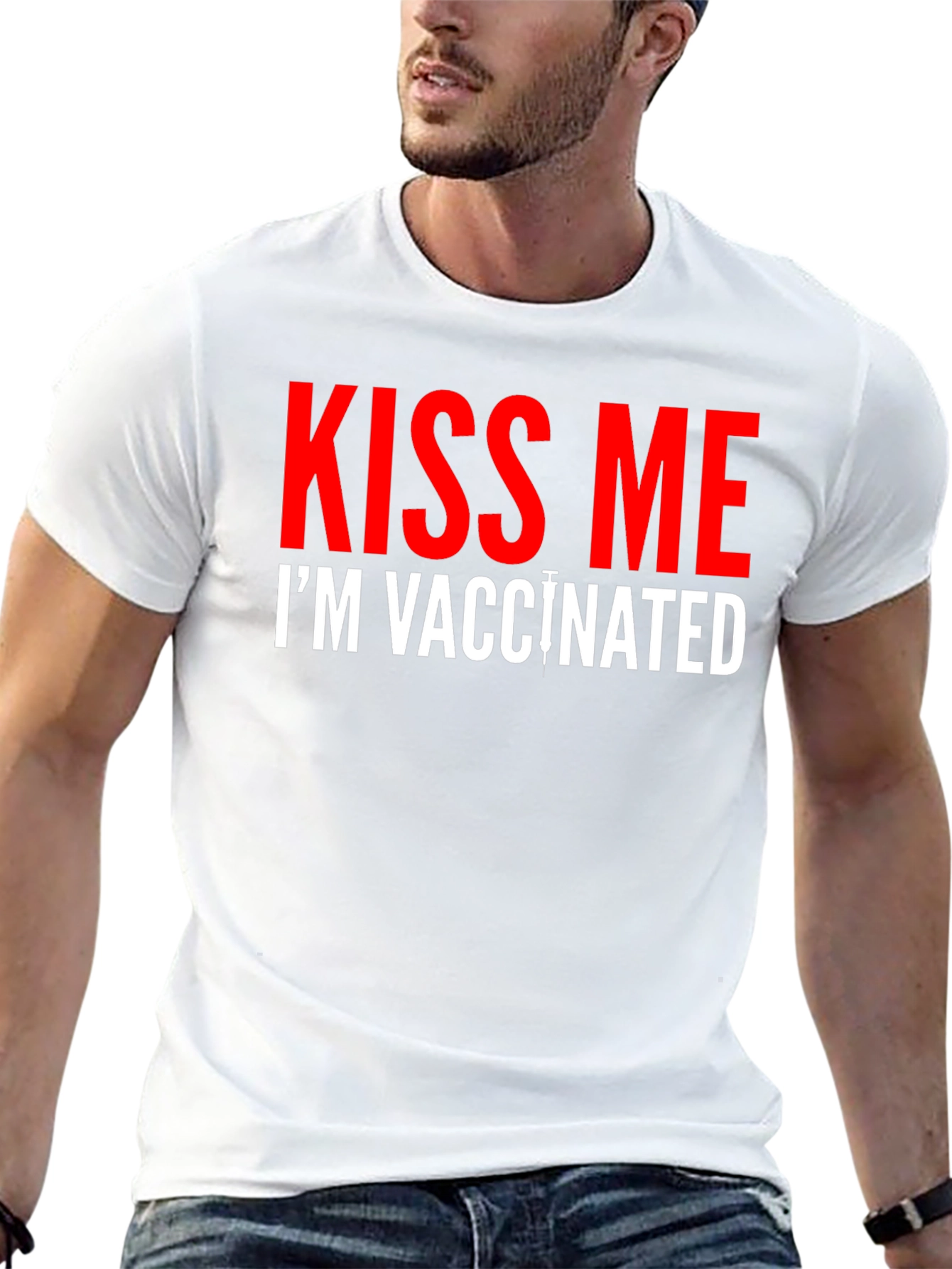 Kiss Me Im Vaccinated T-Shirt