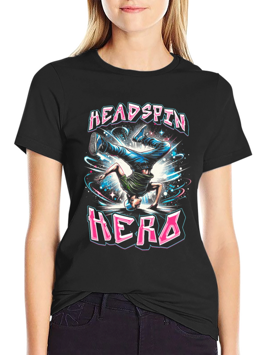 Headspin Hero Graphic Tee - Breakdance Style