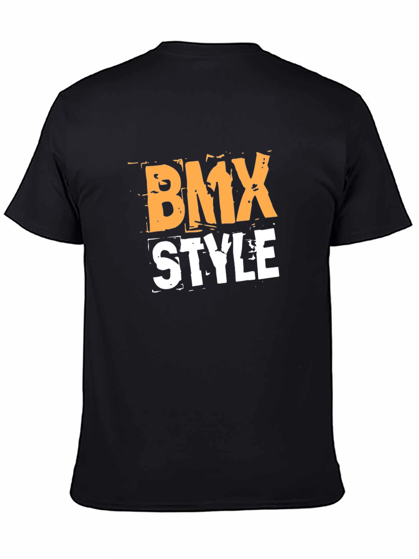 BMX Style Graphic Tee - Black