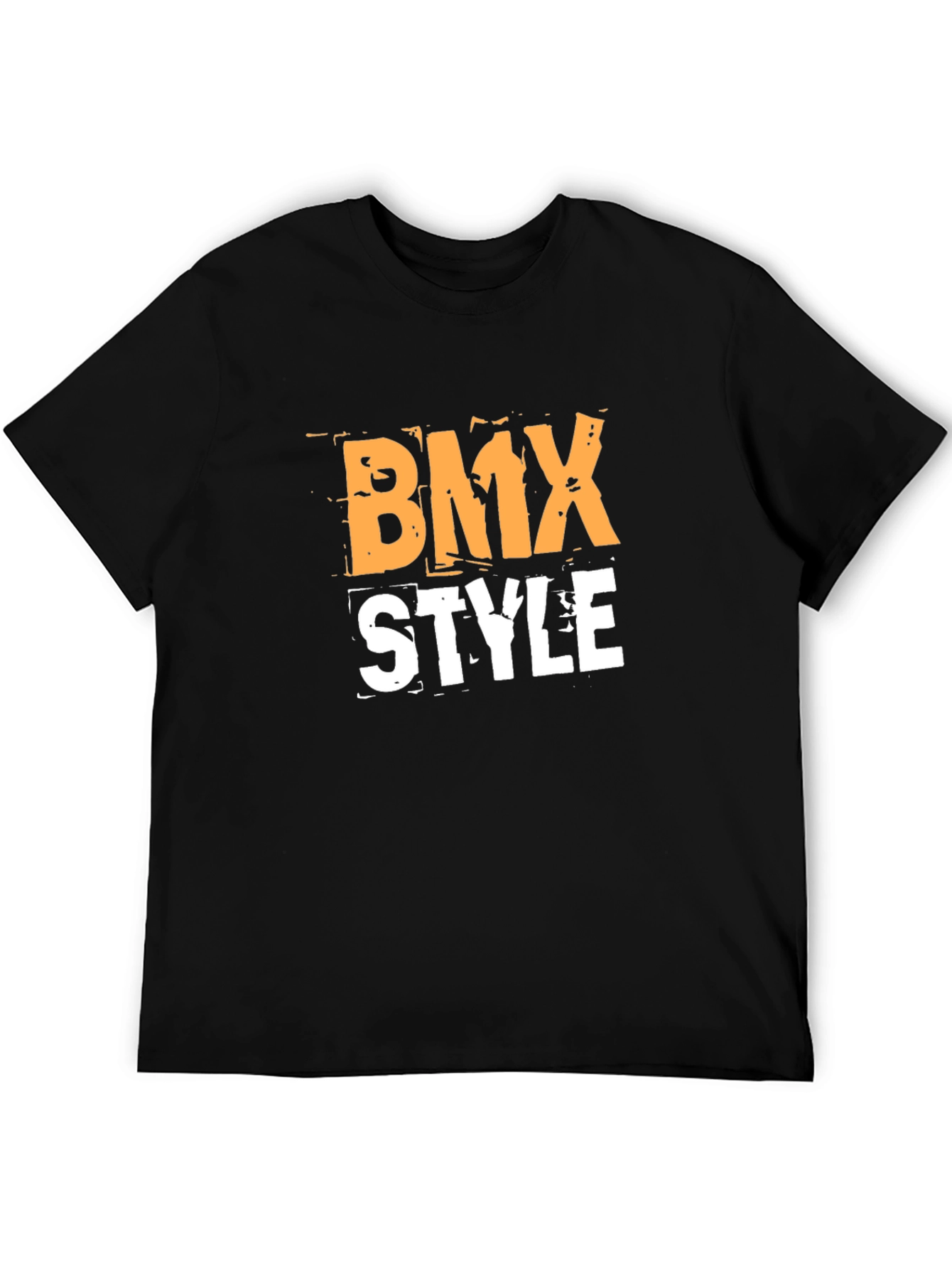 BMX Style Graphic Tee - Black