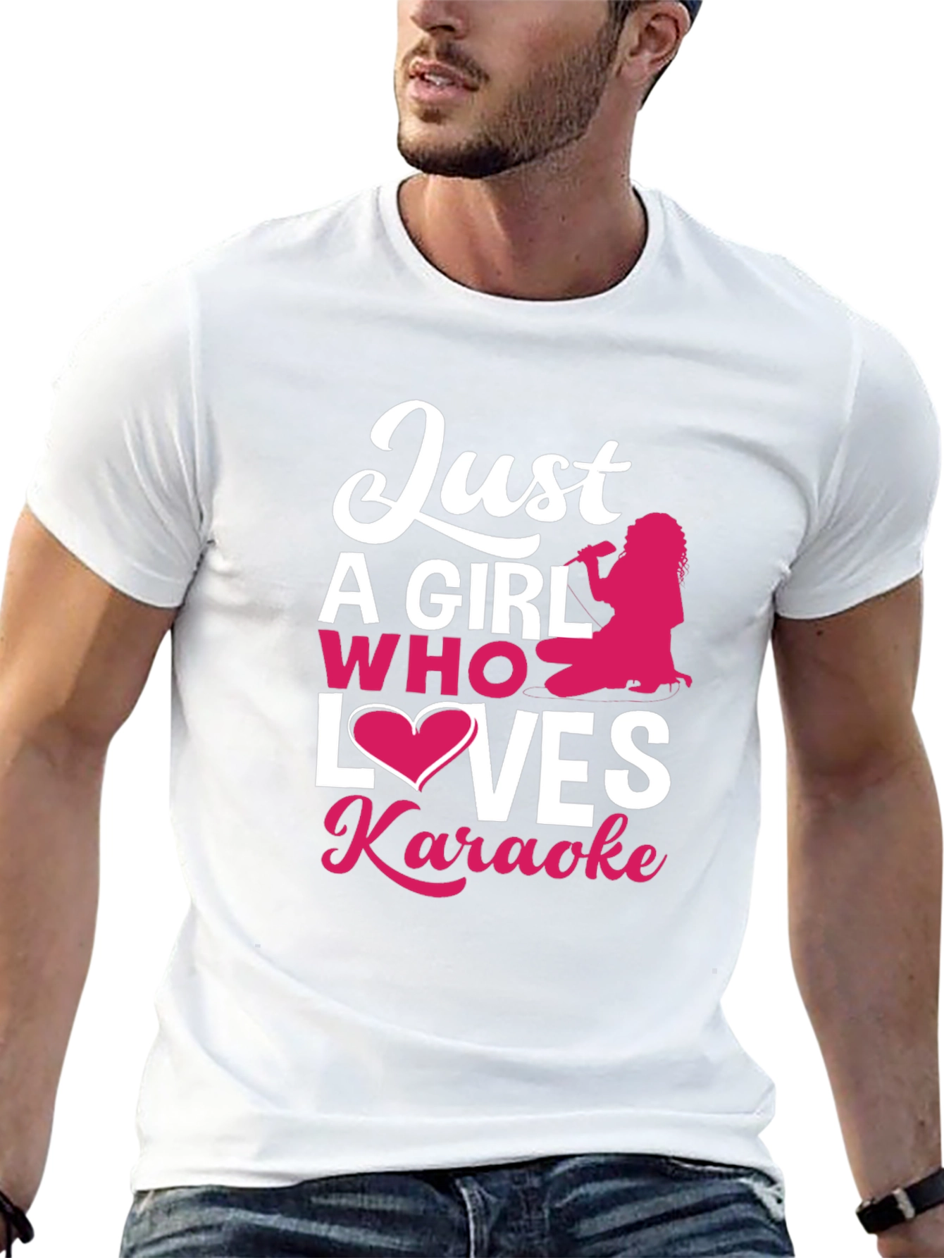 Just a Girl Who Loves Karaoke T-Shirt