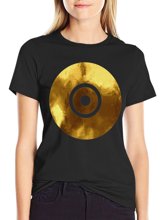 Golden Target Graphic Black T-Shirt
