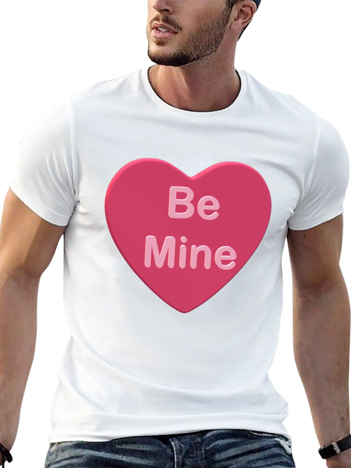 Be Mine Heart Valentines Day T-Shirt