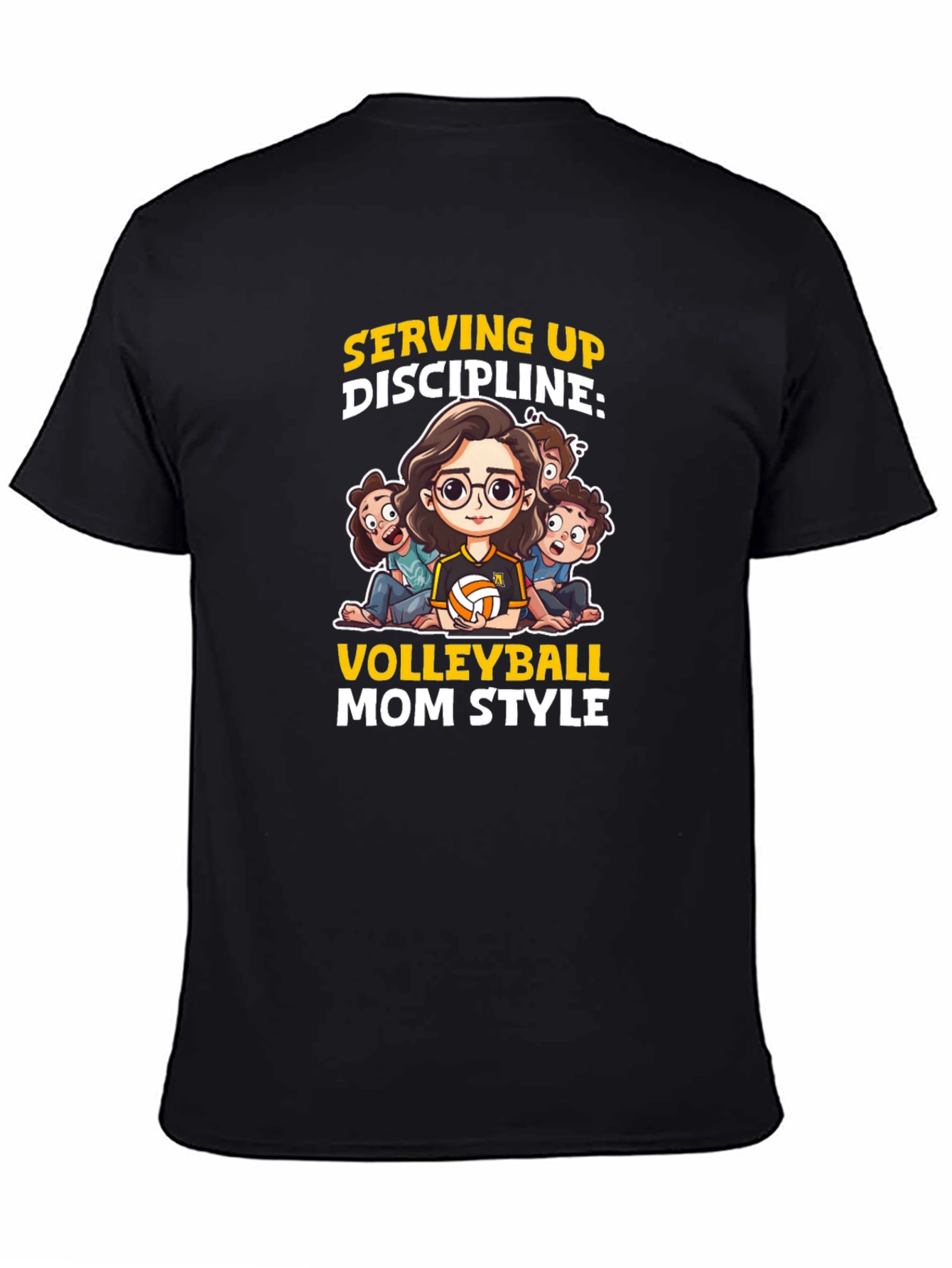 Volleyball Mom Style T-Shirt