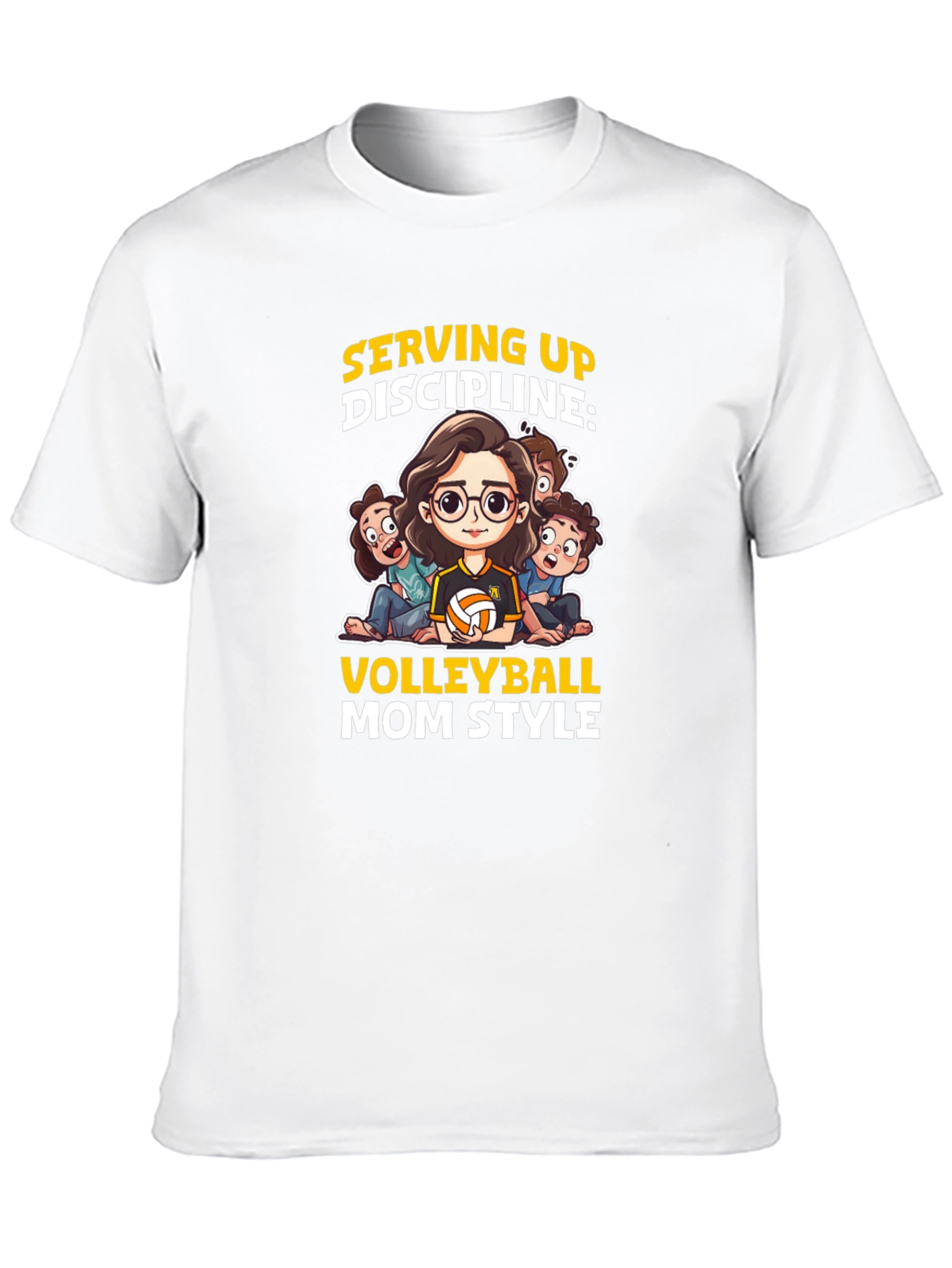 Volleyball Mom Style T-Shirt