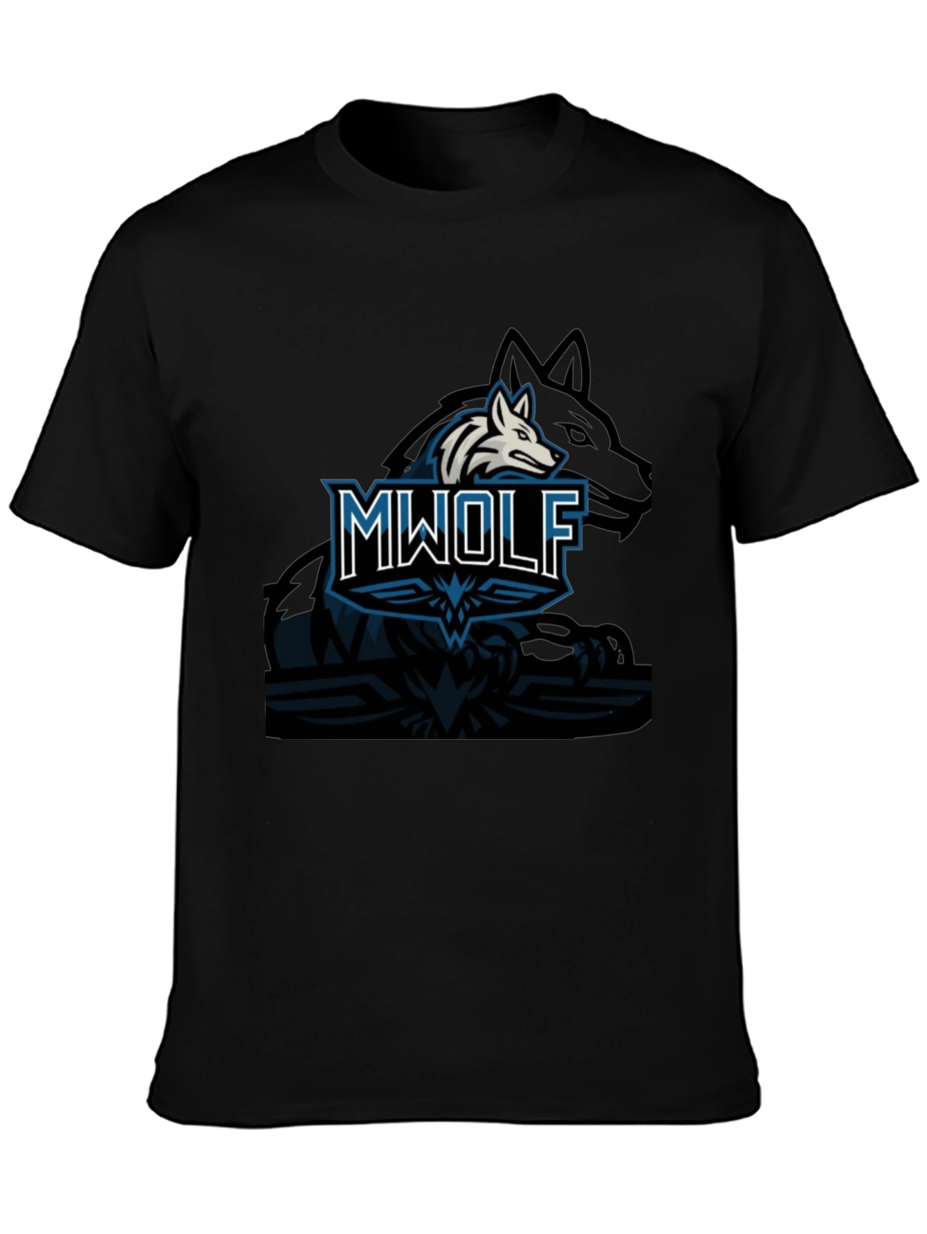 MWOLF Graphic T-Shirt - Black Casual Wear