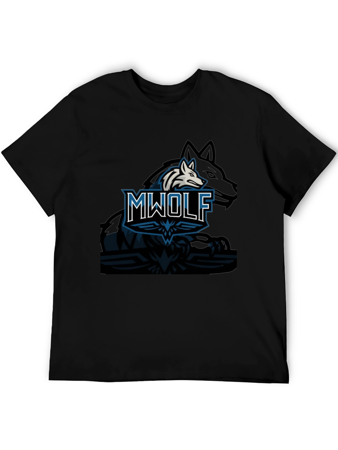 MWOLF Graphic T-Shirt - Black Casual Wear