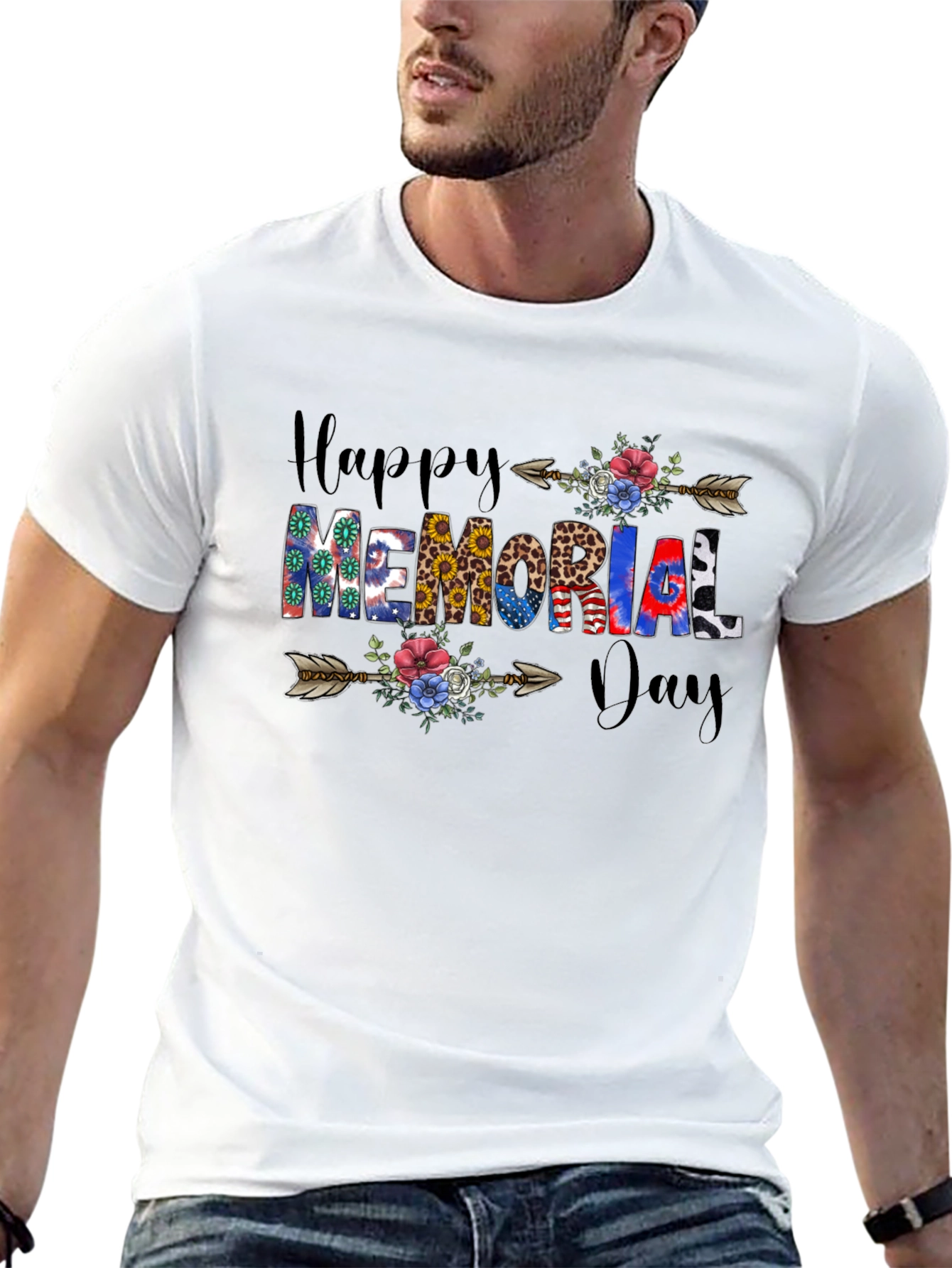 Happy Memorial Day Arrow T-Shirt