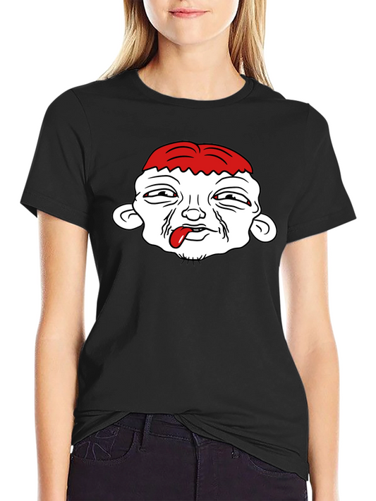 Funny Brain Cartoon Graphic T-Shirt
