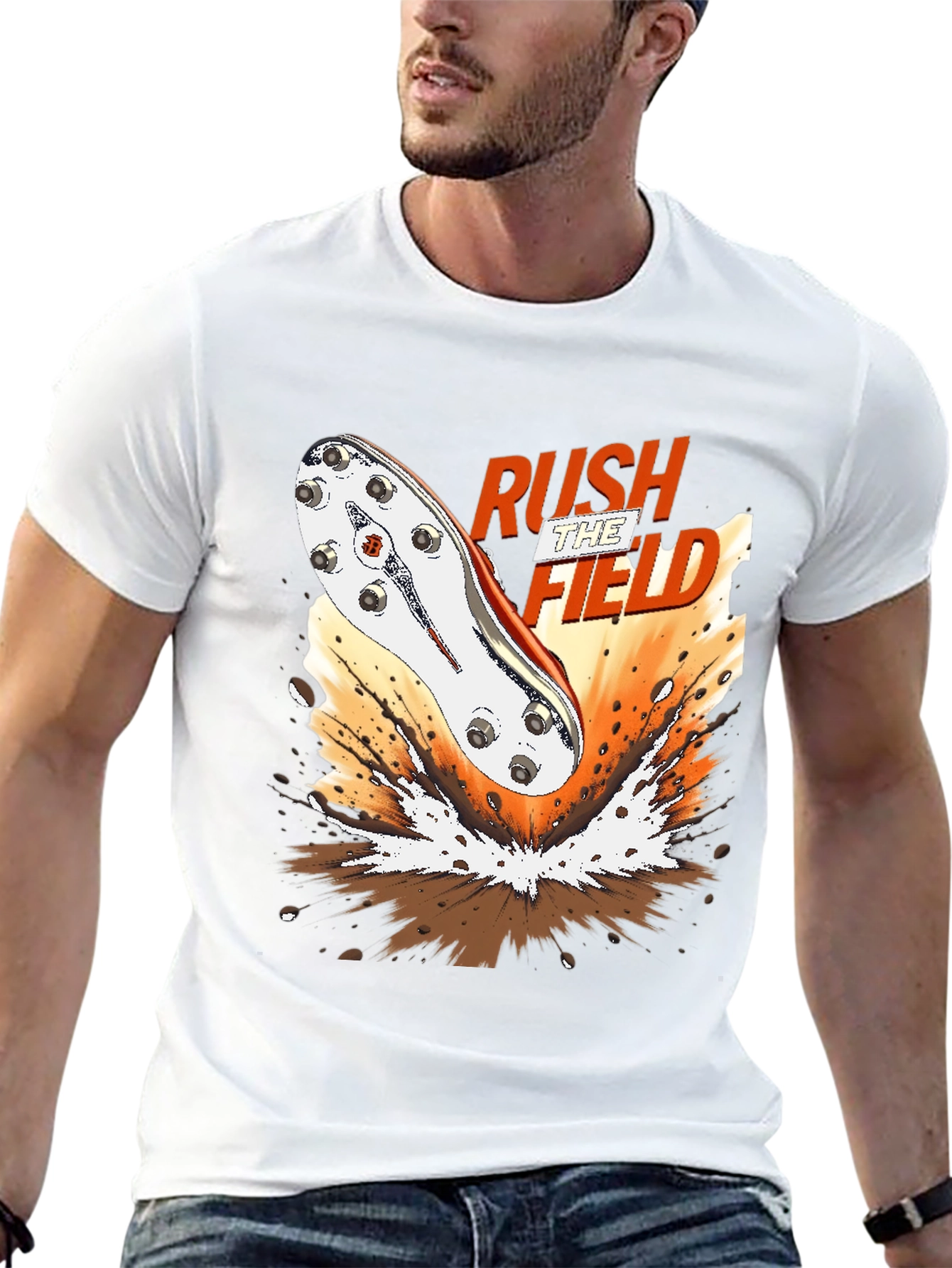 Rush the Field Graphic Tee - Soccer Cleat T-Shirt