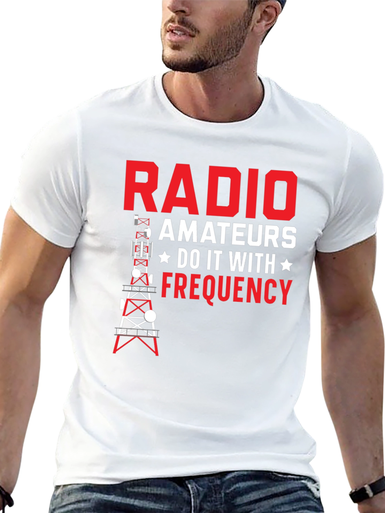 Radio Amateurs Frequency Graphic Tee