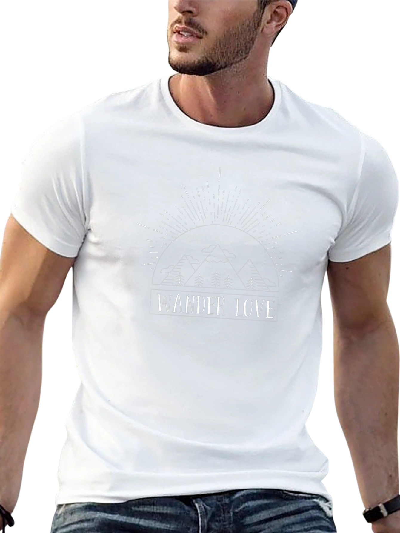 Wander Love Graphic Tee - Nature Inspired