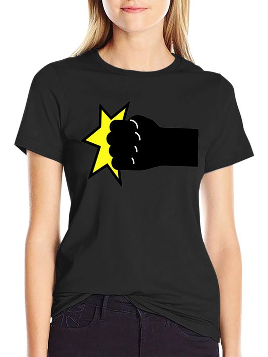 Boom! Graphic T-Shirt - Black Crew Neck