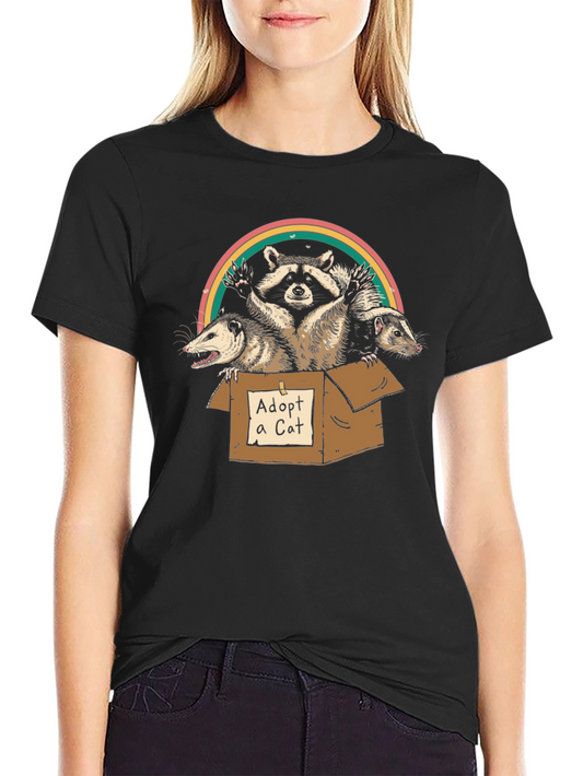 Adopt A Cat Funny T-Shirt