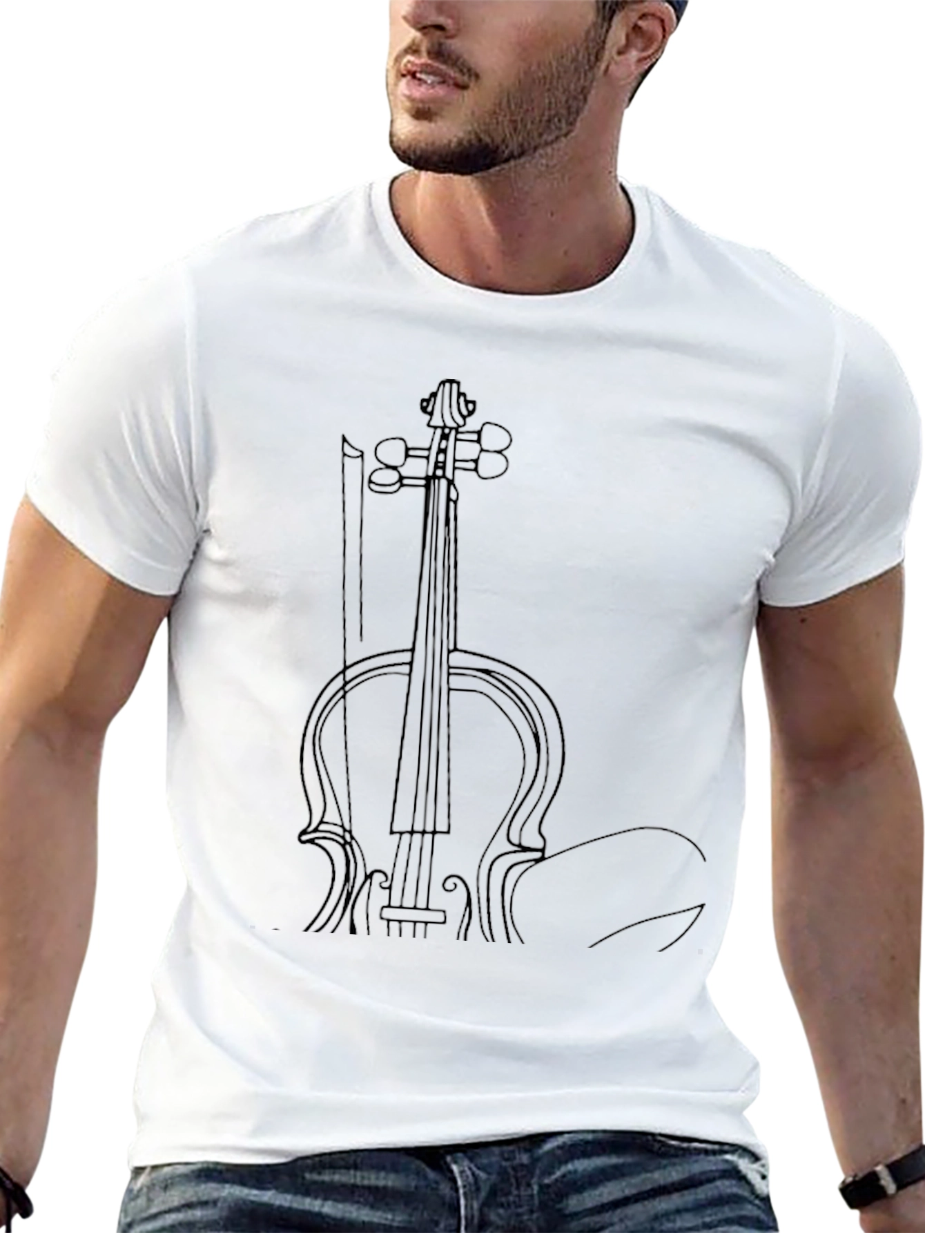 Violin Graphic Tee - Musicians Style
