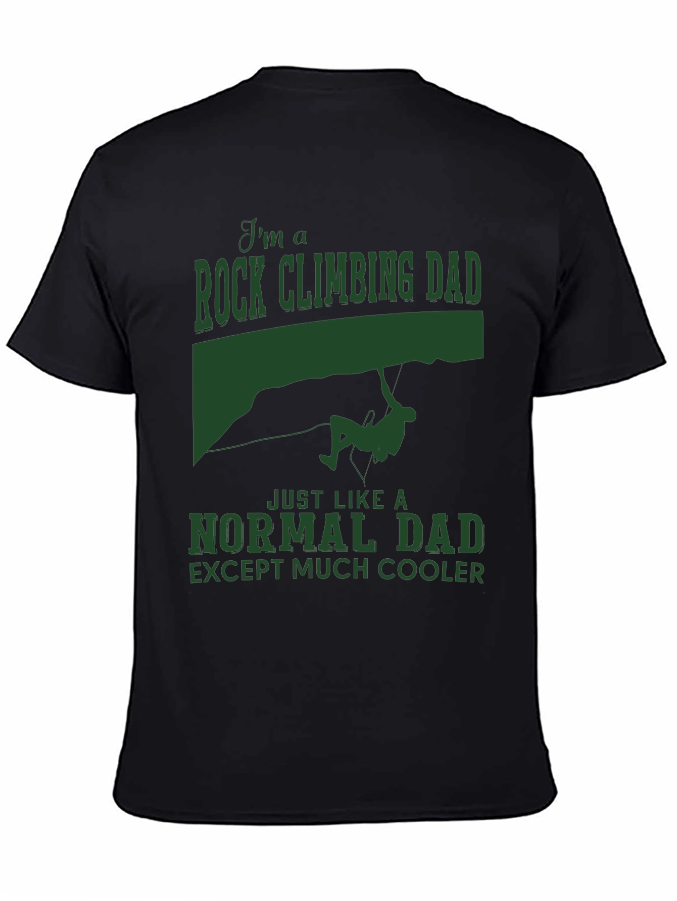 Rock Climbing Dad T-Shirt: Cool Fathers Day Gift